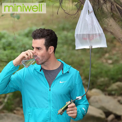 Portable Camping Filtration Capacity for Outdoor Emergency Survival Tool