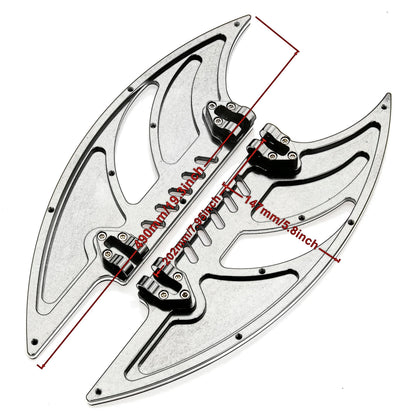 For harley chrome passenger footboards road king FLHR road street glide ultra Ultra Limited Low FLHTKL 1980-2021