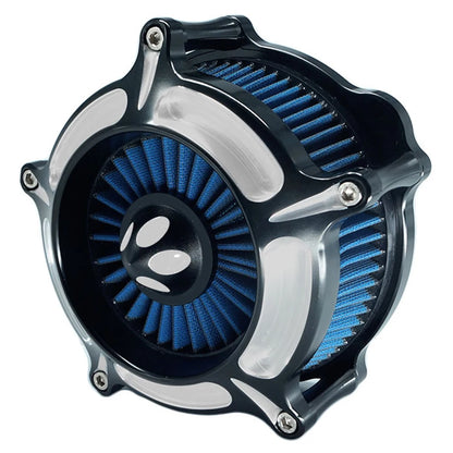 Motorcycle Turbine Intake Air Cleaner For Harley Sportster XL 883 XL 1200 Dyna Softail Touring Electra Glide