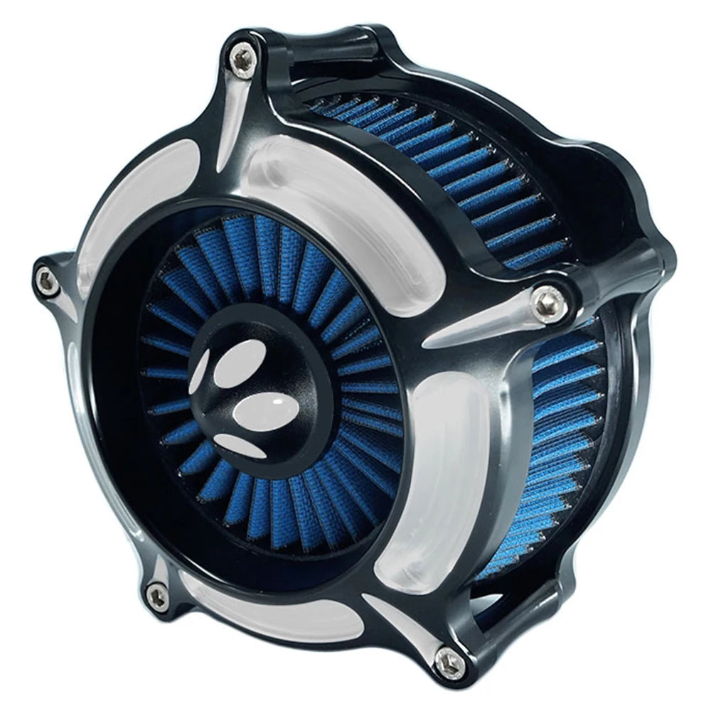 Motorcycle Turbine Intake Air Cleaner For Harley Sportster XL 883 XL 1200 Dyna Softail Touring Electra Glide