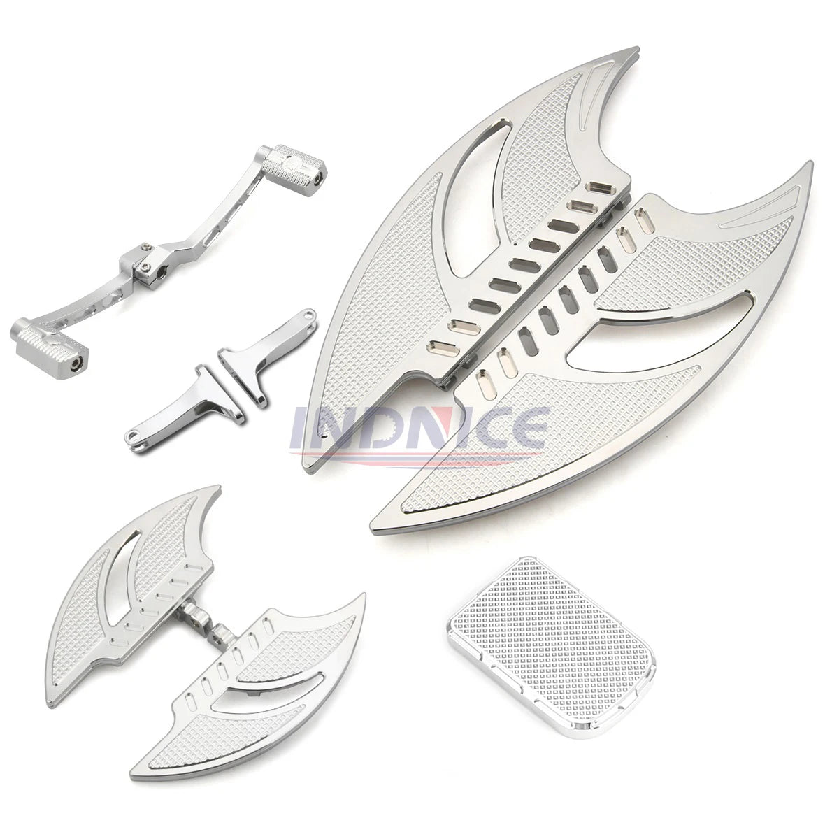 For harley chrome passenger footboards road king FLHR road street glide ultra Ultra Limited Low FLHTKL 1980-2021