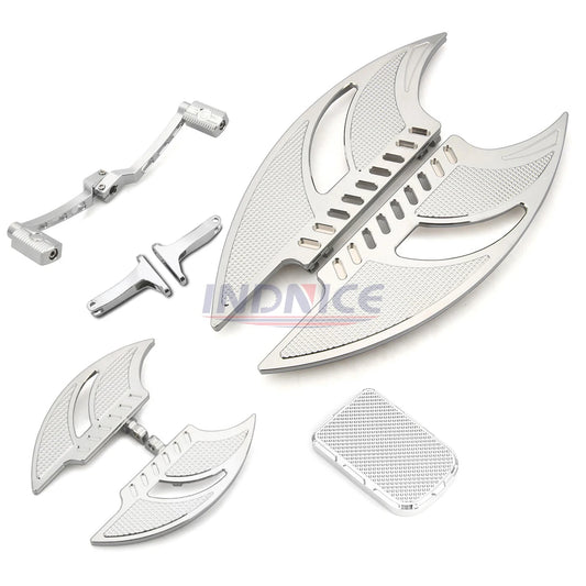 For harley chrome passenger footboards road king FLHR road street glide ultra Ultra Limited Low FLHTKL 1980-2021