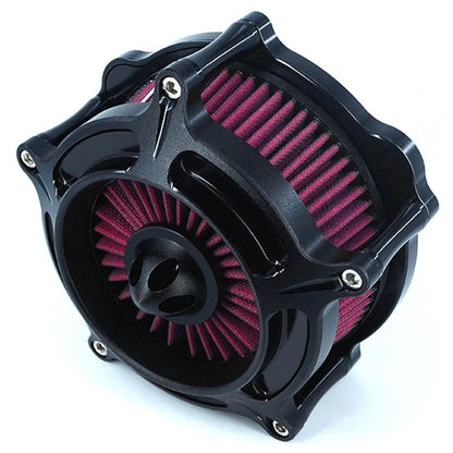 Motorcycle Turbine Intake Air Cleaner For Harley Sportster XL 883 XL 1200 Dyna Softail Touring Electra Glide
