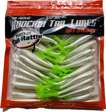Bulk Bag, 50 Knockin Tail Lures with Built-In Tail Rattle