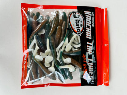 Bulk Bag, 50 Knockin Tail Lures with Built-In Tail Rattle