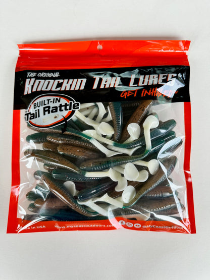 Bulk Bag, 50 Knockin Tail Lures with Built-In Tail Rattle