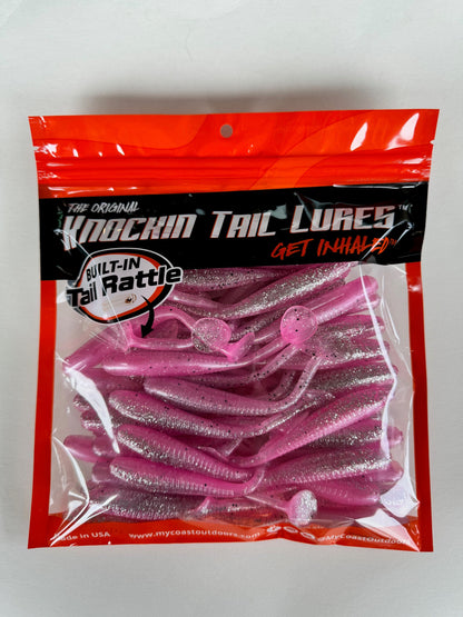 Bulk Bag, 50 Knockin Tail Lures with Built-In Tail Rattle