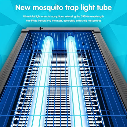 Solar Bug Zapper Outdoor 4500V Electric Mosquito Fly Trap Wireless Portable