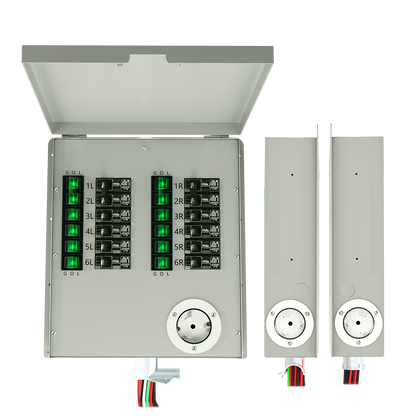 12-Circuit 120/240V 50A Non-Automatic Transfer Switch