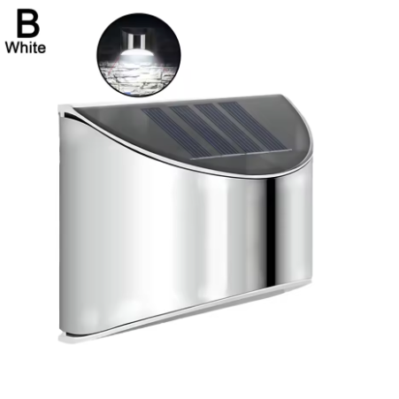 LED Dock & Deck Side Mount Lights - Solar Powered Light (2-Pack)