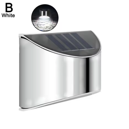 LED Dock & Deck Side Mount Lights - Solar Powered Light (2-Pack)