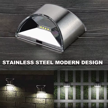 LED Dock & Deck Side Mount Lights - Solar Powered Light (2-Pack)