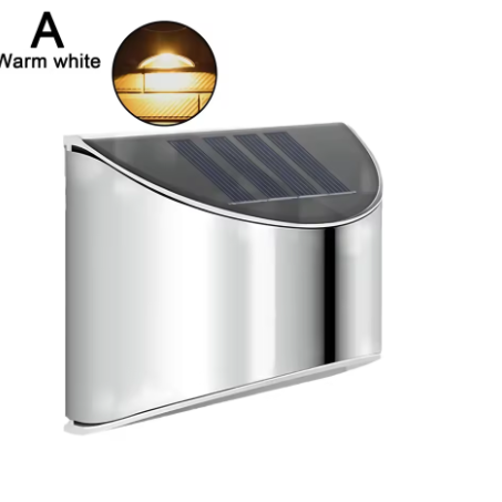 LED Dock & Deck Side Mount Lights - Solar Powered Light (2-Pack)