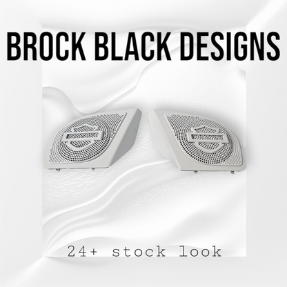 98 to 2024+ Road Glide 3D shield speakers grill covers set