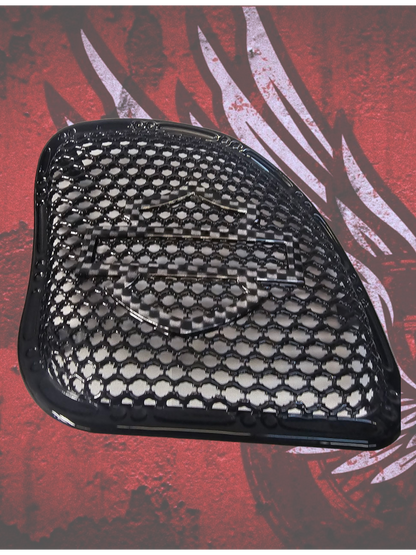 98 to 2024+ Road Glide 3D shield speakers grill covers set