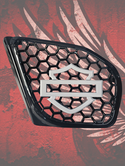 98 to 2024+ Road Glide 3D shield speakers grill covers set