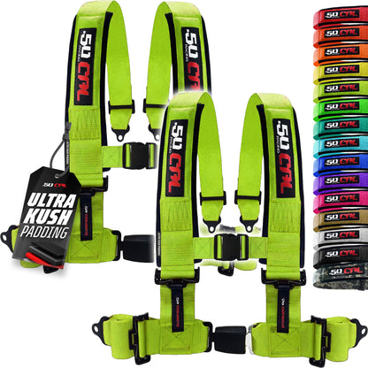 Pro Series 2" & 3" 4 point Harness with push button release