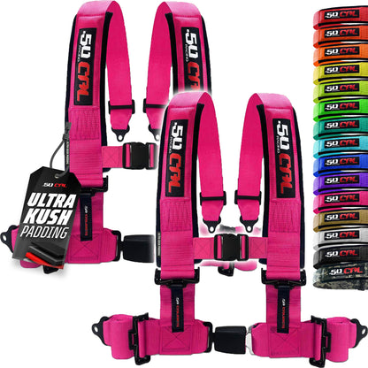 Pro Series 2" & 3" 4 point Harness with push button release