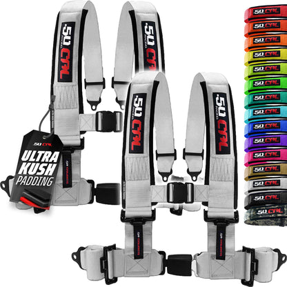 Pro Series 2" & 3" 4 point Harness with push button release