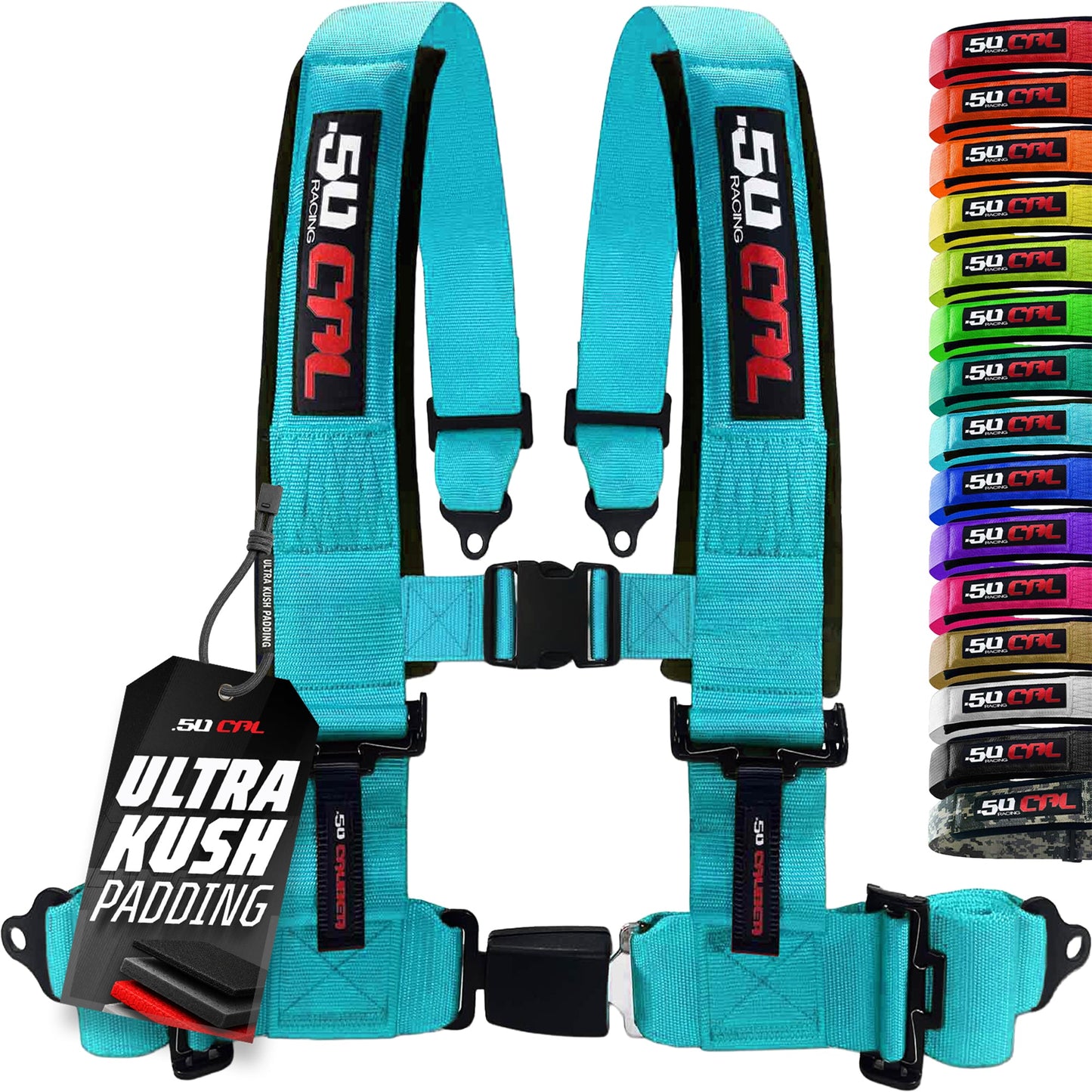 Pro Series 2" & 3" 4 point Harness with push button release