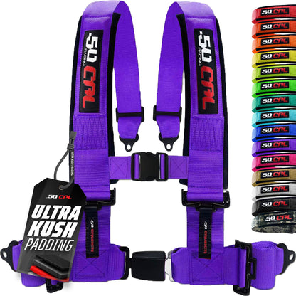 Pro Series 2" & 3" 4 point Harness with push button release