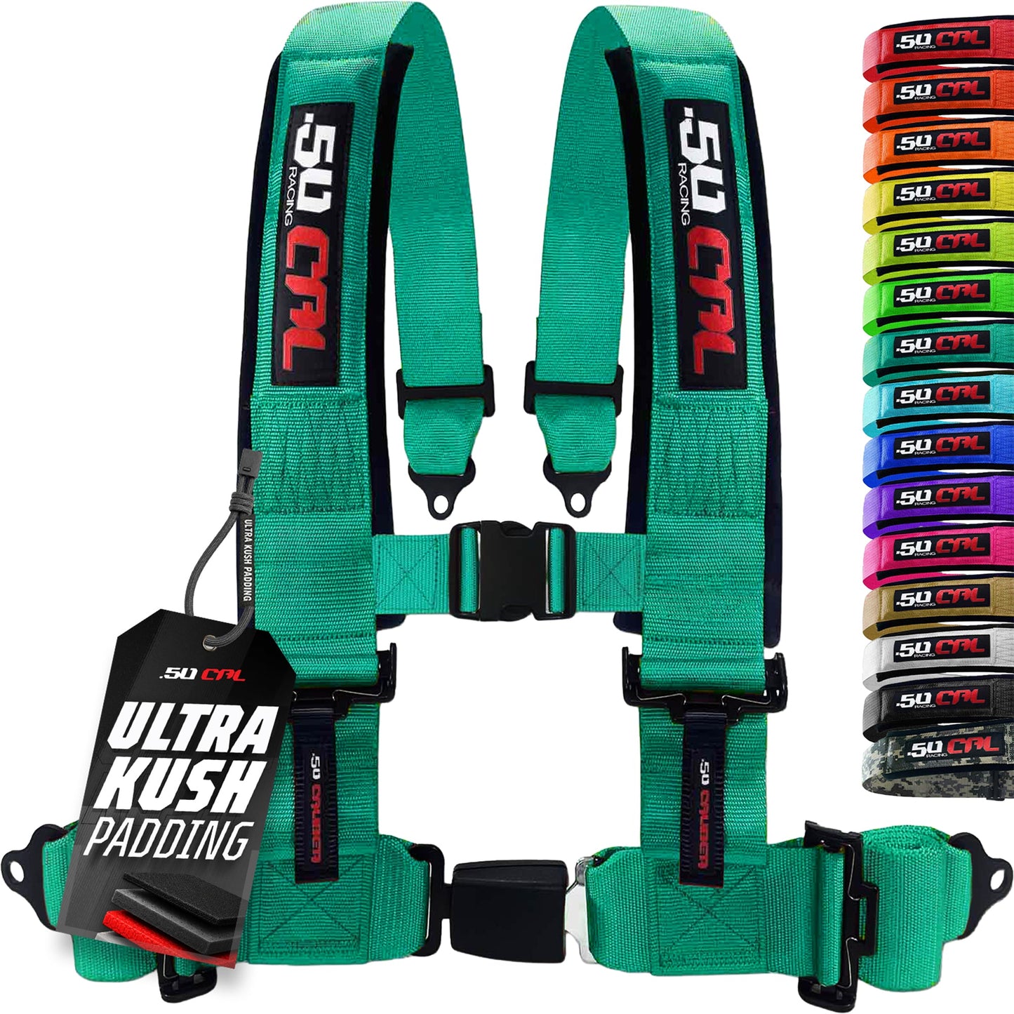Pro Series 2" & 3" 4 point Harness with push button release