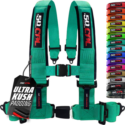 Pro Series 2" & 3" 4 point Harness with push button release