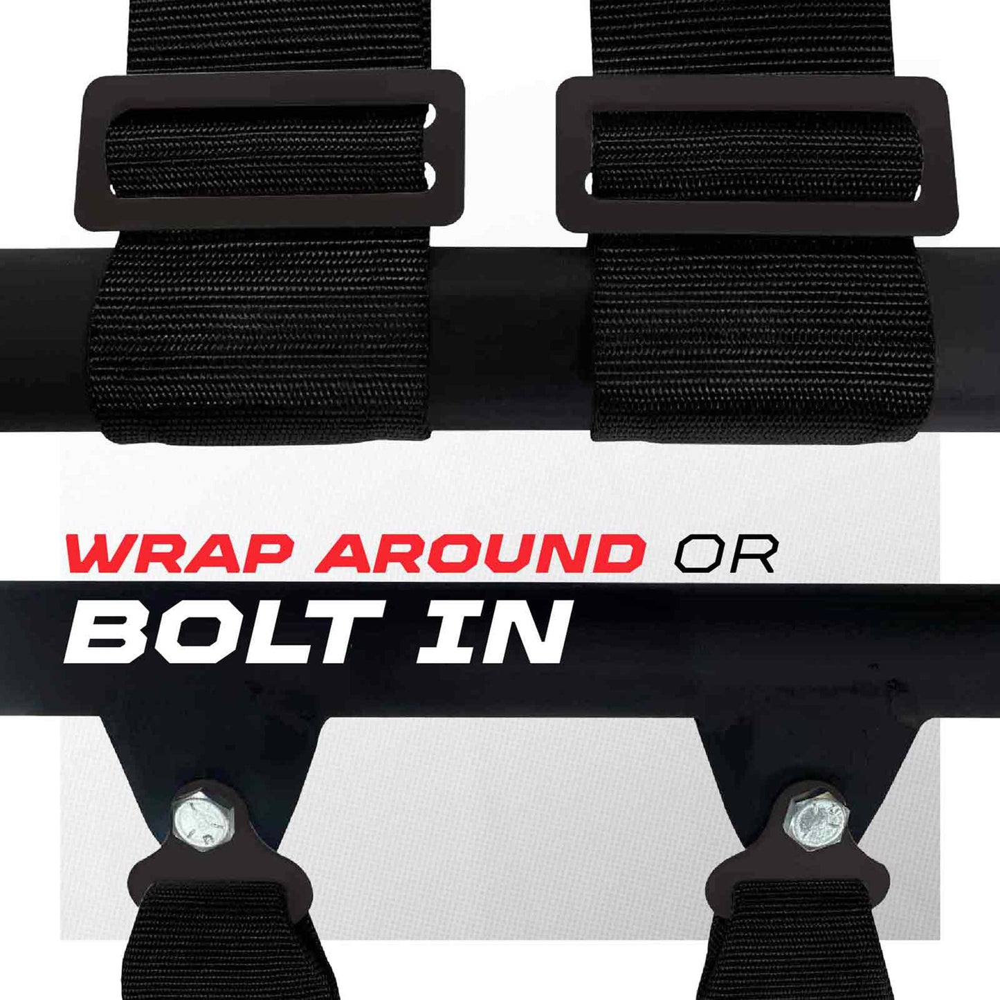 Pro Series 2" & 3" 4 point Harness with push button release