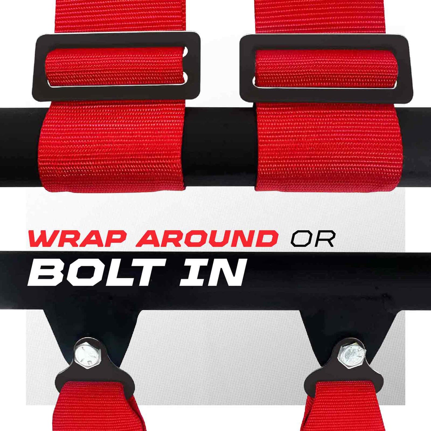 Pro Series 2" & 3" 4 point Harness with push button release