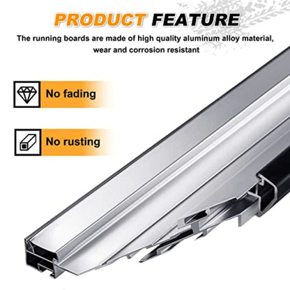 Running Boards Side Steps Fit for Jeep Grand Cherokee 2011-2021
