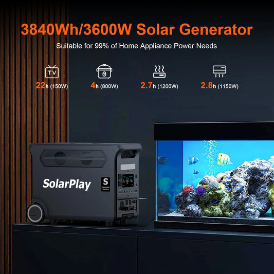 solar power Portable Power Station  Outdoor Generator With Foldable solar panels
