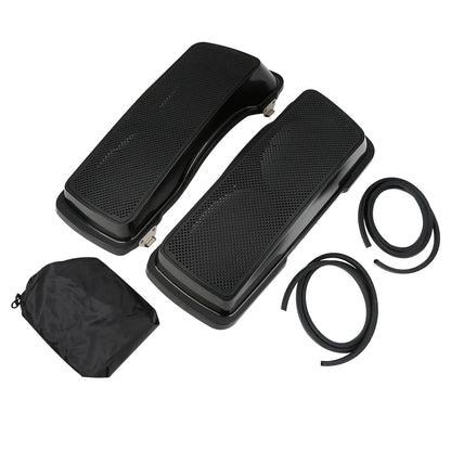 Motorcycle Saddlebag 6x9 Speaker Lids For Harley Touring Electra Street Glide Road King FLHR FLTR FLHX 1993-2013