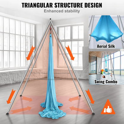 Yoga Swing Stand Aerial Hammock Max 551lbs