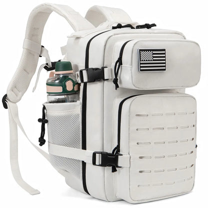 Durable Versatile Tactical Fishing  Webbing Dual Side Bottle Pockets Outdoor Hiking Bag