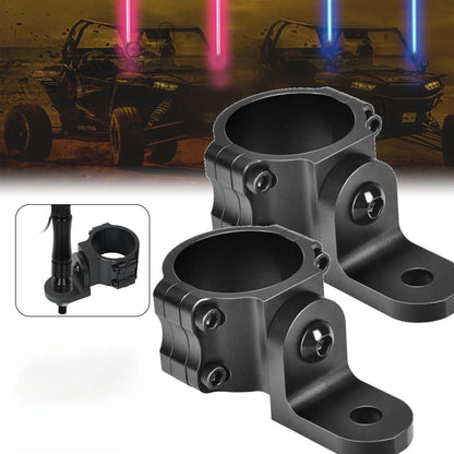 1/2pcs UTV LED Whip Light Mounts UTV Flag Mount Led Antenna Brackets