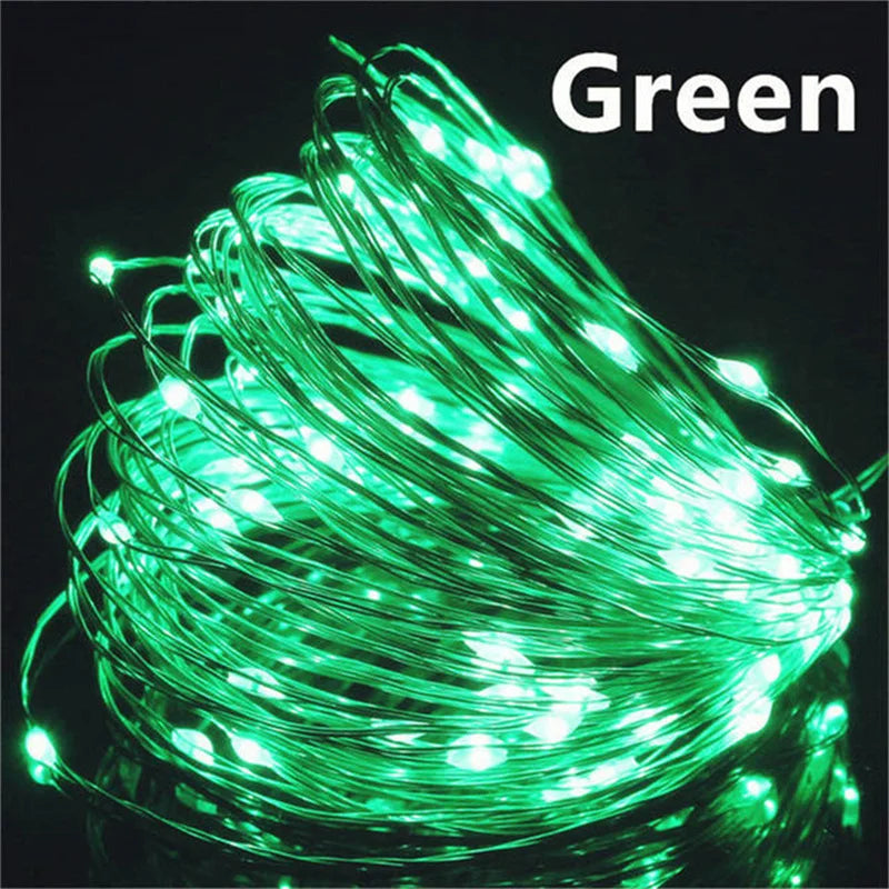 USB Led  Lights Copper Wire String 20M 200LED