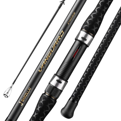 Carbon Surf Spinning Fishing Rod, Ultra-Light High-Sensitivity Graphite Pole Saltwater Fishing