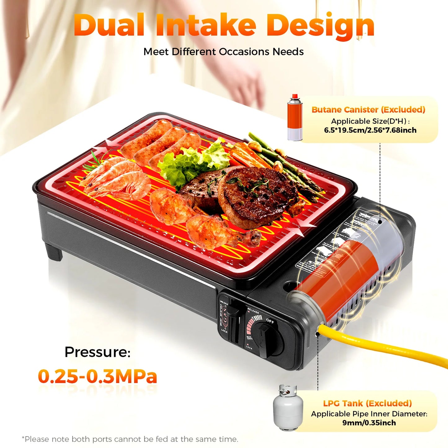 Portable Camping Grill Gas Stove Butane Gas Stove For Camping