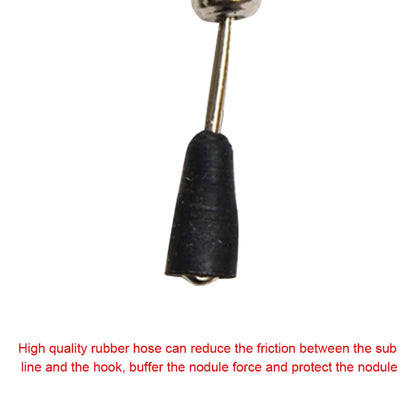 50pcs Fishing Ball Bearing Swivel Solid Rings