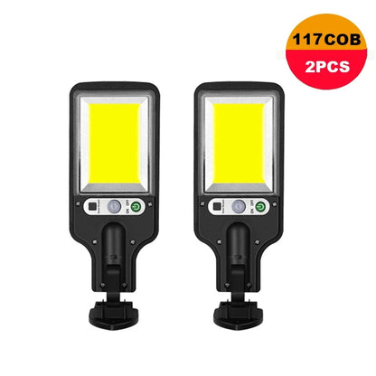 1-6Pcs Outdoor Solar Lights 3 Modes Motion Sensor Solar