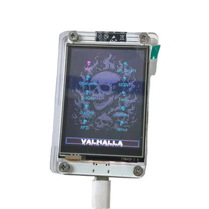 ESP32 HaleHound WiFi & Bluetooth Signal Monitor with 2.8” Touchscreen and Acrylic Case
