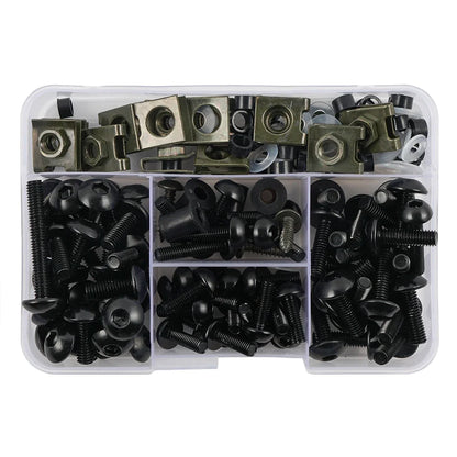 177PCS Motorcycle Fairing Protector Screws Nut Kit