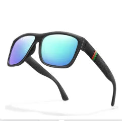 Classic Men Square Polarized Fishing Sunglasses  Vintage Large Frame