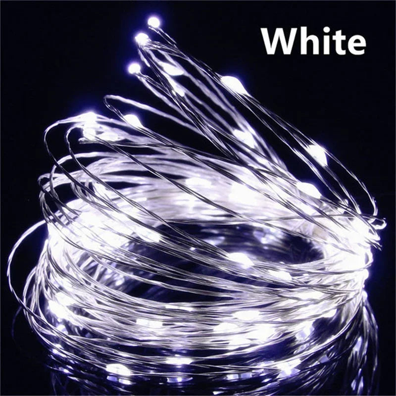 USB Led  Lights Copper Wire String 20M 200LED
