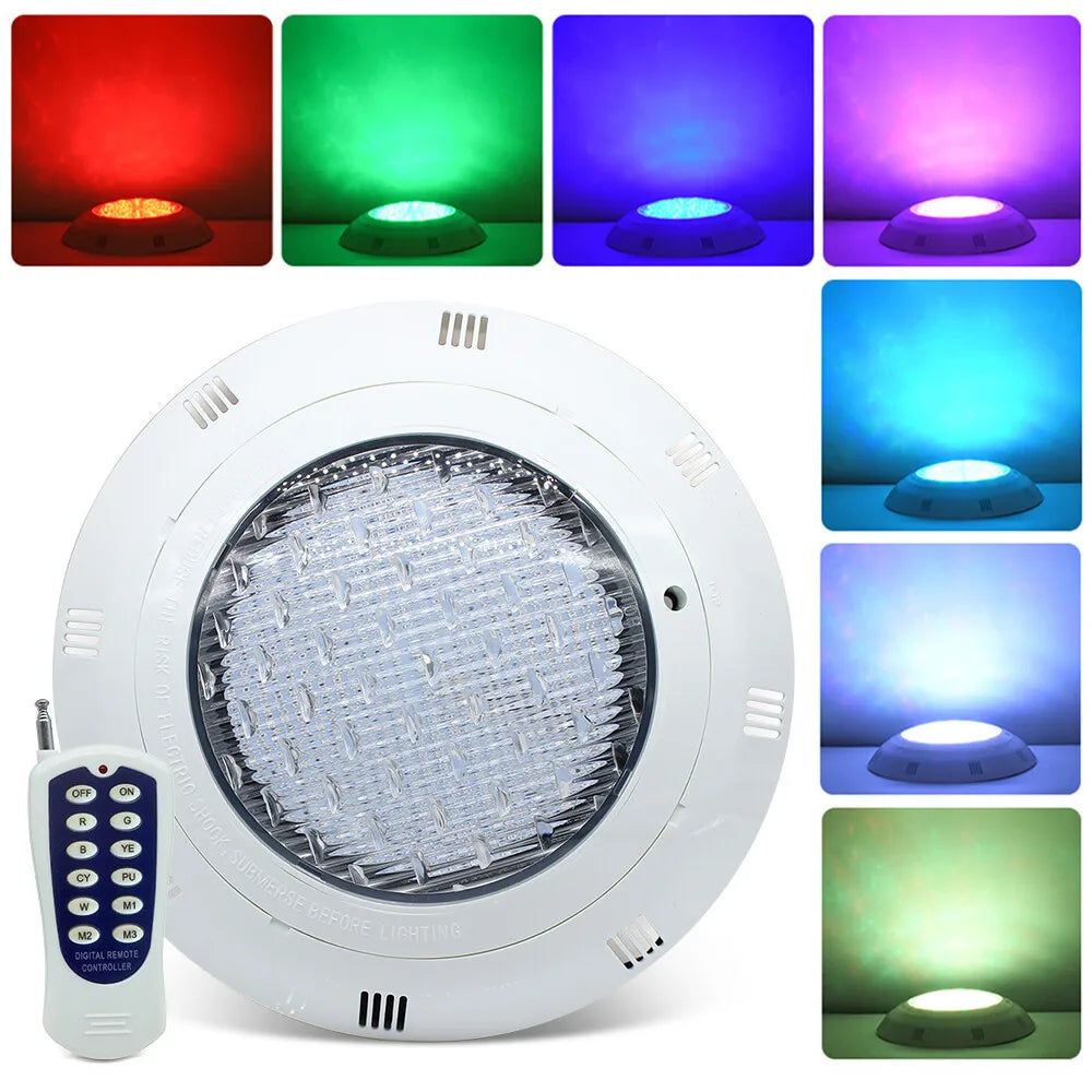 12V  36 watt 7 Colors Changing Underwater  LED Pool Light Waterproof with Remote