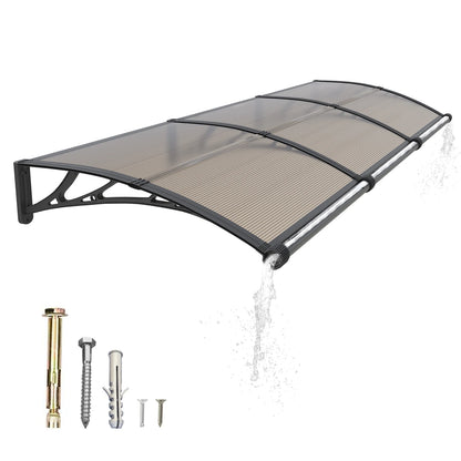 Large Awning for Door Entrance Window Awnings Door Canopy Sun Shade Cover Patio Rain Snow Cover