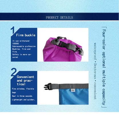 Waterproof Dry Bag Sack for Camping or Outdoor Water bag Storage