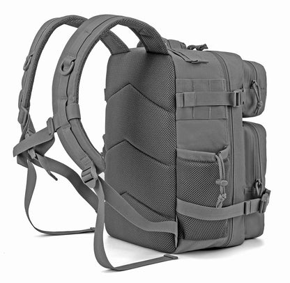 Durable Versatile Tactical Fishing  Webbing Dual Side Bottle Pockets Outdoor Hiking Bag