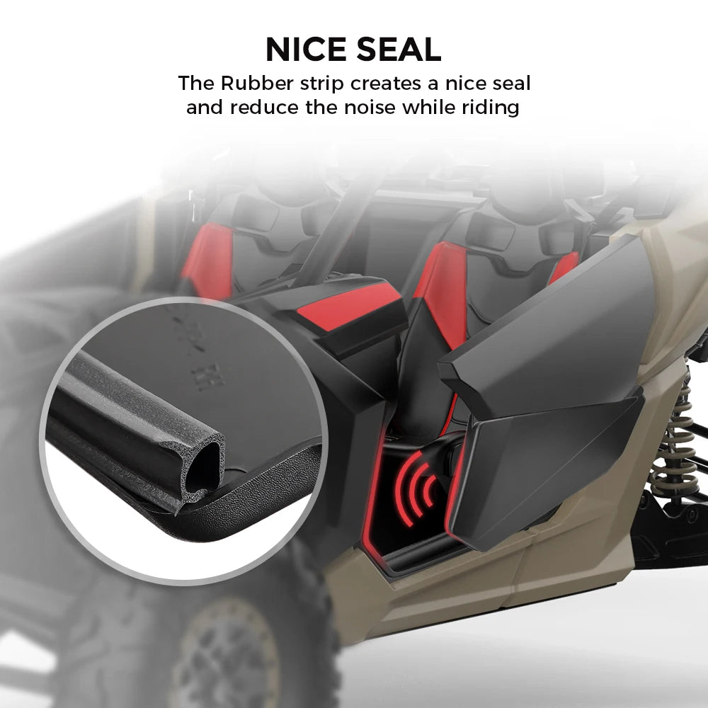 X3 2 Doors Lower Door Panels with Metal Frame 715002903 For Can-am Maverick X3 Max R RR 4x4 XMR XDS XRC XRS DS RS 900 2017-2025