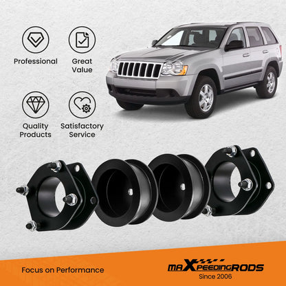 2.0" Front + 2.0 Rear Lift Leveling Kit For Jeep Grand Cherokee